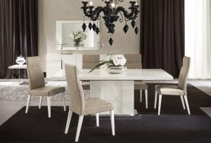 Alf italia itališki svetainės ir valgomojo baldai Canova kėdės ir stalas (4)