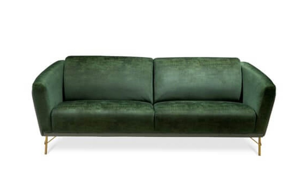 Kler margo rašto sofa Gondoliere su auksinėmis kojelėmis – kitas vaizdas