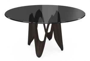 italiski valgomojo baldai stalas-LAMBDA GLASS WF TFTF