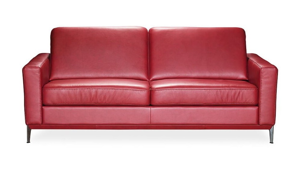 kler baldai moderni dviviete sofa can can raudona minksti baldai (2)