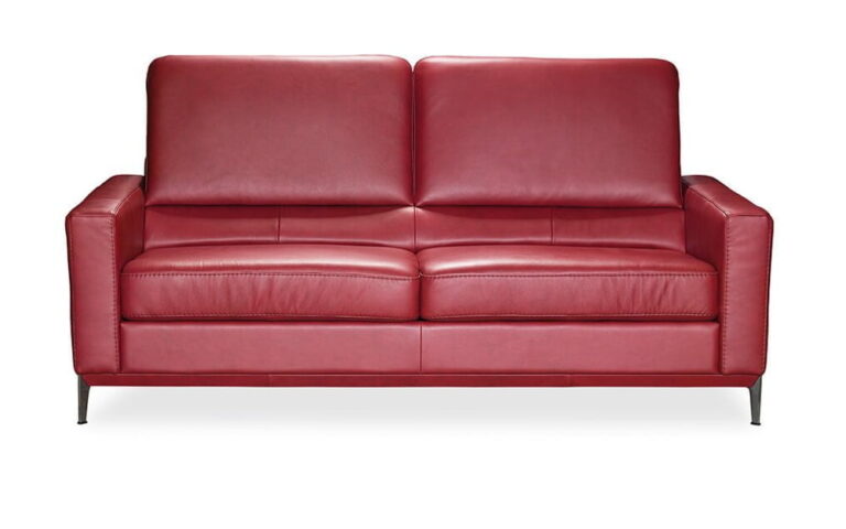 kler baldai moderni dviviete sofa can can raudona minksti baldai (3)