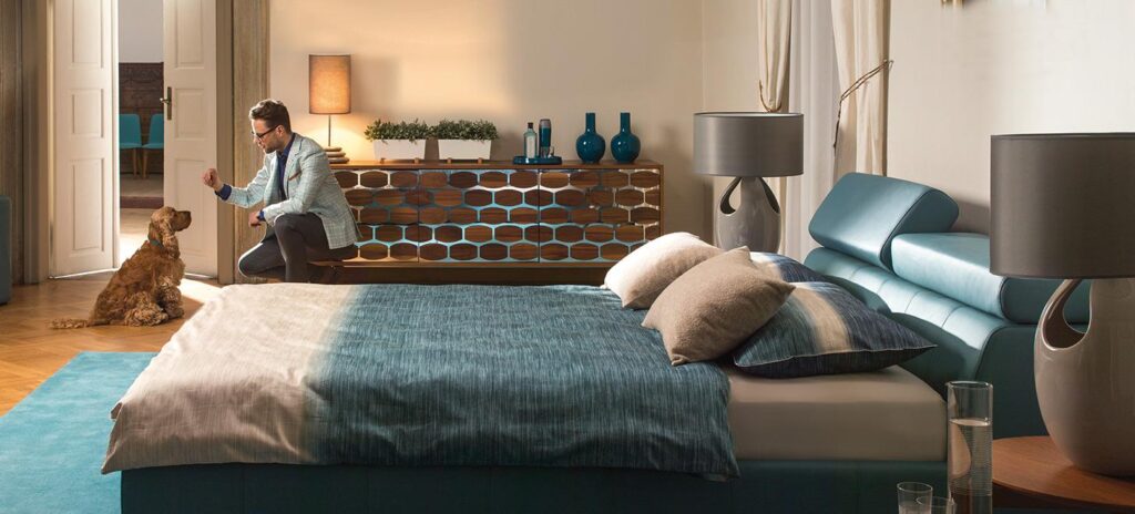 Kler baldai miegamojo lova Milonga (7) moderni