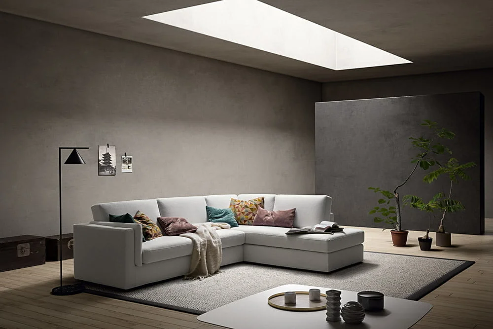 Samoa Divani minksti baldai Sheer kampine sofa (1) moderni