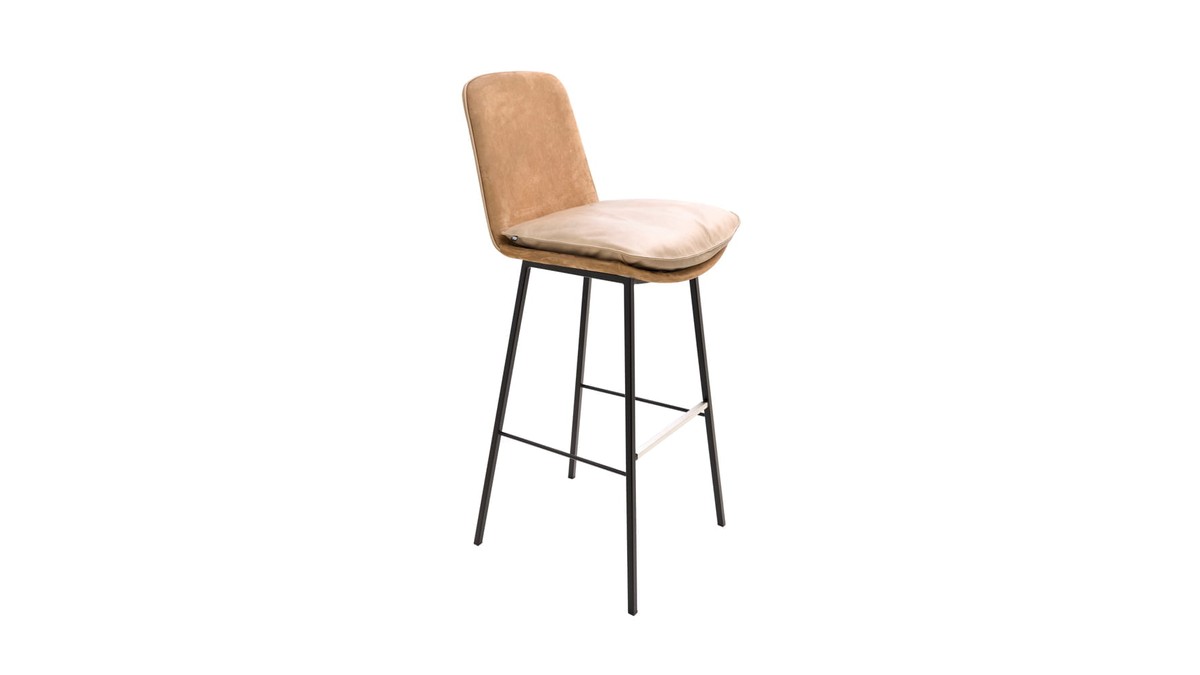 Vokiški baldai baro kėdė LHASA-Stool-KFF (5) moderni
