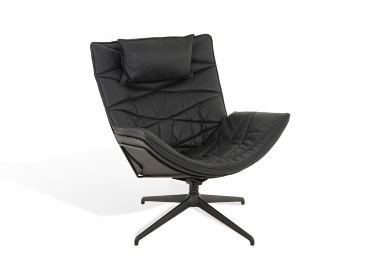 Vokiški baldai fotelis krėslas NEST-Swivel-armchair-KFF (1) modernus