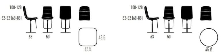 Vokiški baldai kėdė ARVA-Barstool (6)