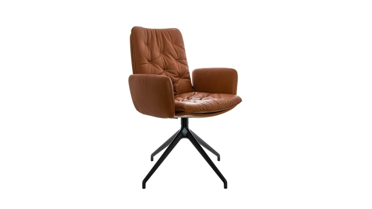 Vokiški baldai kėdė ARVA-STITCH-Swivel (6) modenri