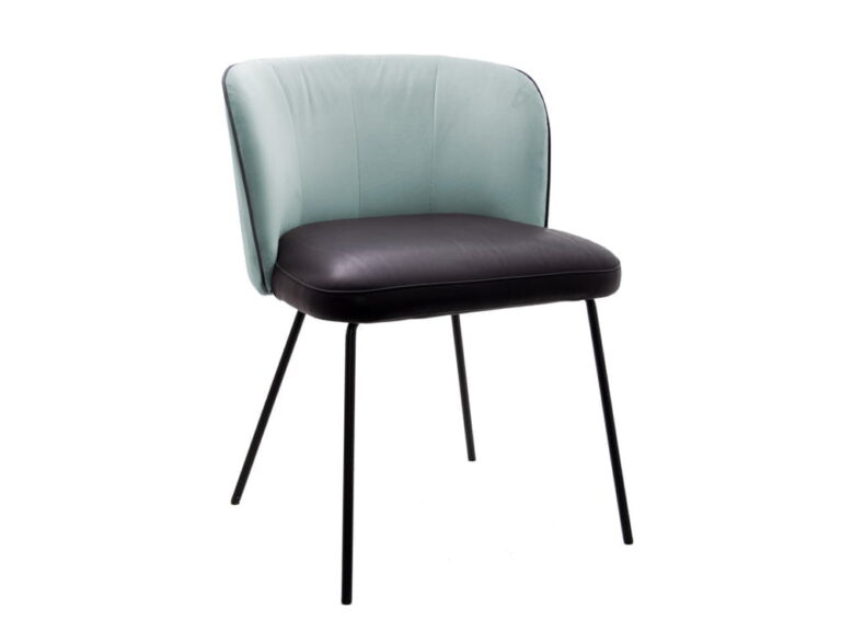 Vokiški baldai kėdė GAIA-LINE-Leather-chair (5) moderni