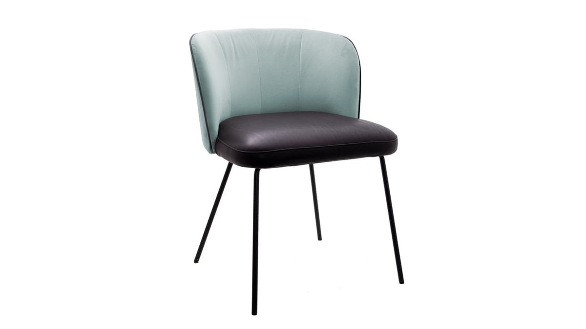 Vokiški baldai kėdė GAIA-LINE-Leather-chair (5) moderni