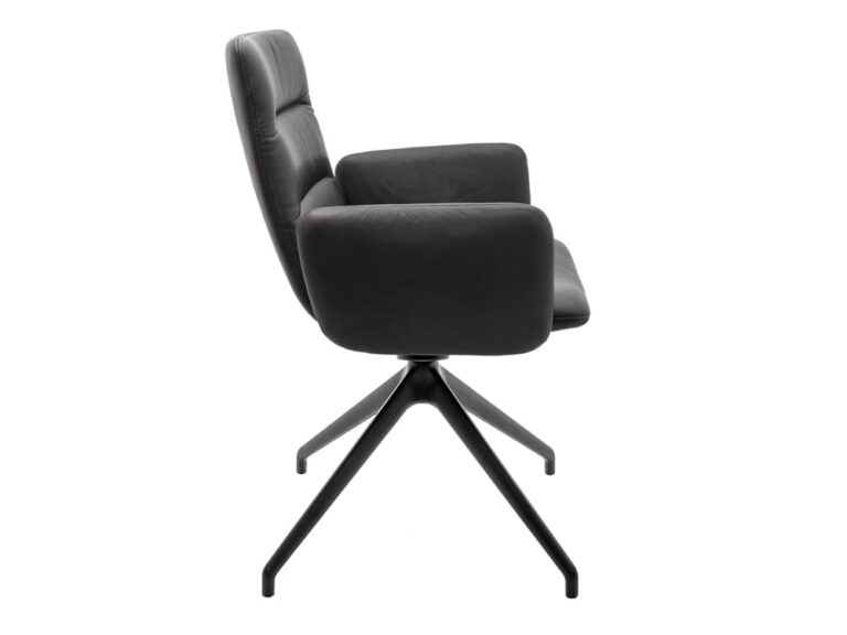 Vokiški baldai kėdė arva-light-trestle juoda (2)