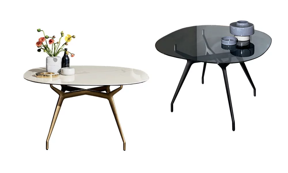 Sovet arkos stiklinis stalas Modernus