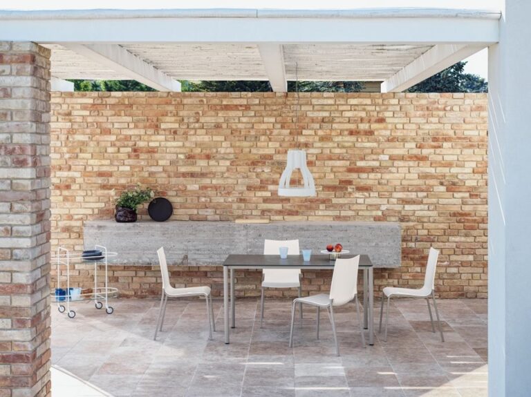 Baro stalas Moon Low Outdoor modernus