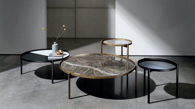 Žurnalinis staliukas Sovet Campos modernus apvalus