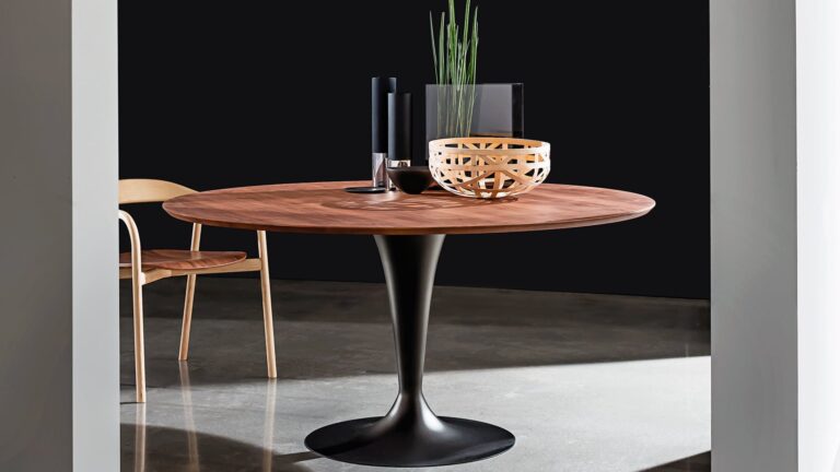 Valgomojo stalas Sovet Flute Wood modernus