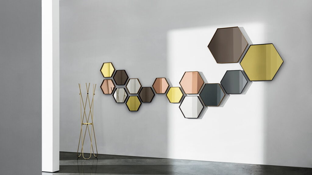 Veidrodis Sovet Visual Hexagonal