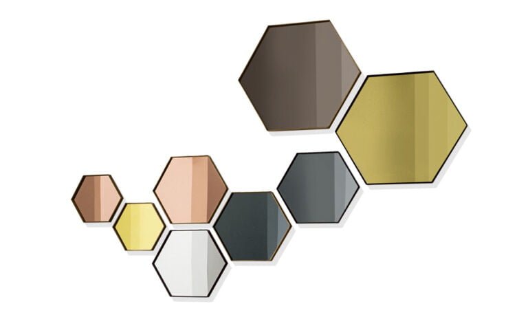 Veidrodis Sovet Visual Hexagonal