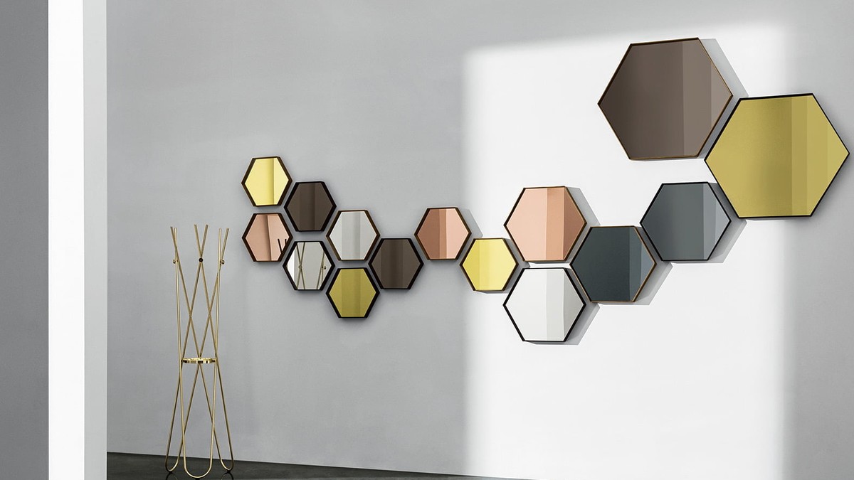 Veidrodis Visual Hexagonal