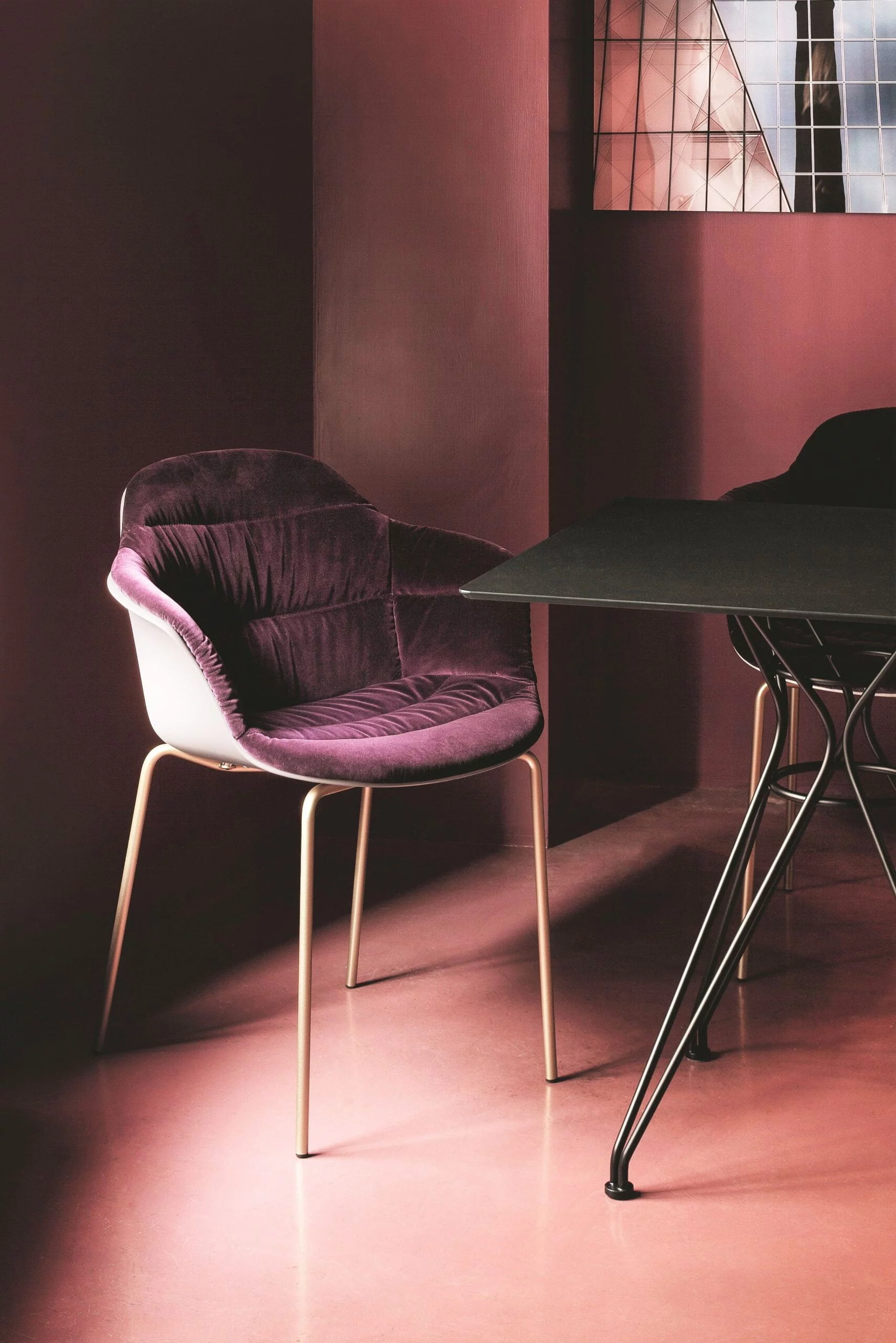 Valgomojo kėdė Bontempi Mood Covered (1) moderni