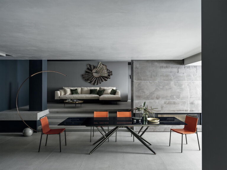 Valgomojo stalas Bontempi Bridge  modernus itališkas