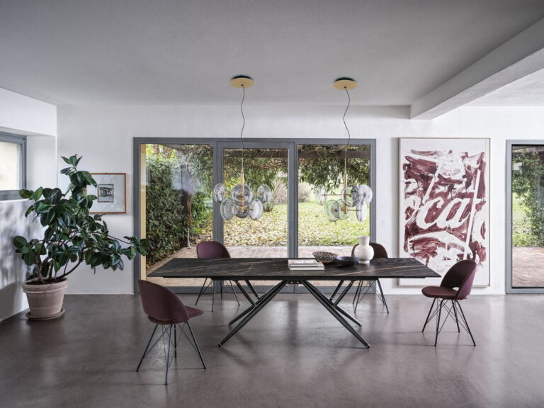 Valgomojo stalas Bontempi Bridge  modernus itališkas