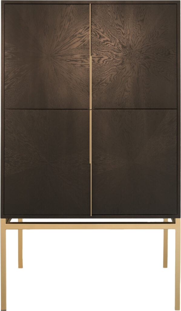 auksta komoda durango metalinemis kojelemis