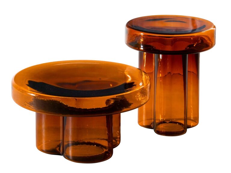MINIFORMS KAVOS STALIUKAI MURANO GLASS AMBER