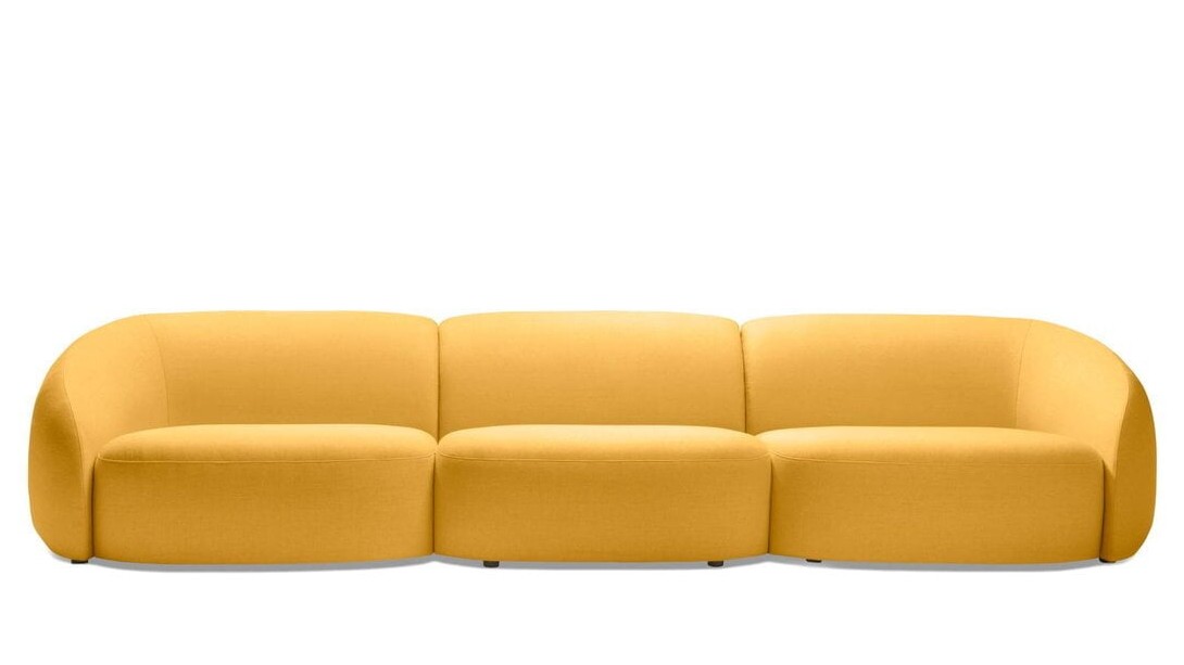 Kler garstyčių spalvos modulinė sofa Emotion