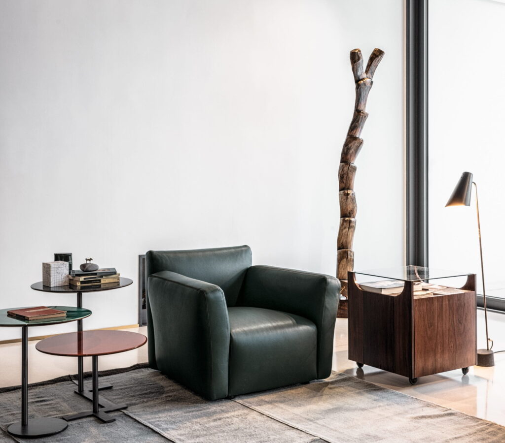 Cierre1972 Flower modernus fotelis, itališkas