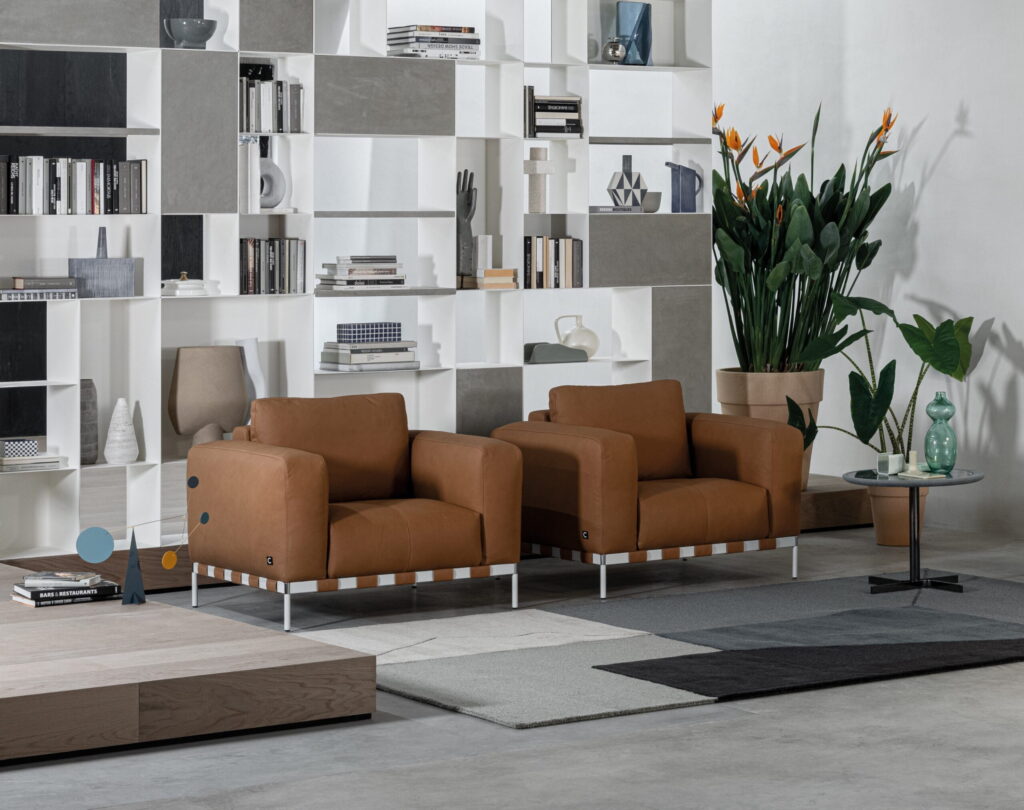 Cierre1972 itališki baldai fotelis Oscar modernus