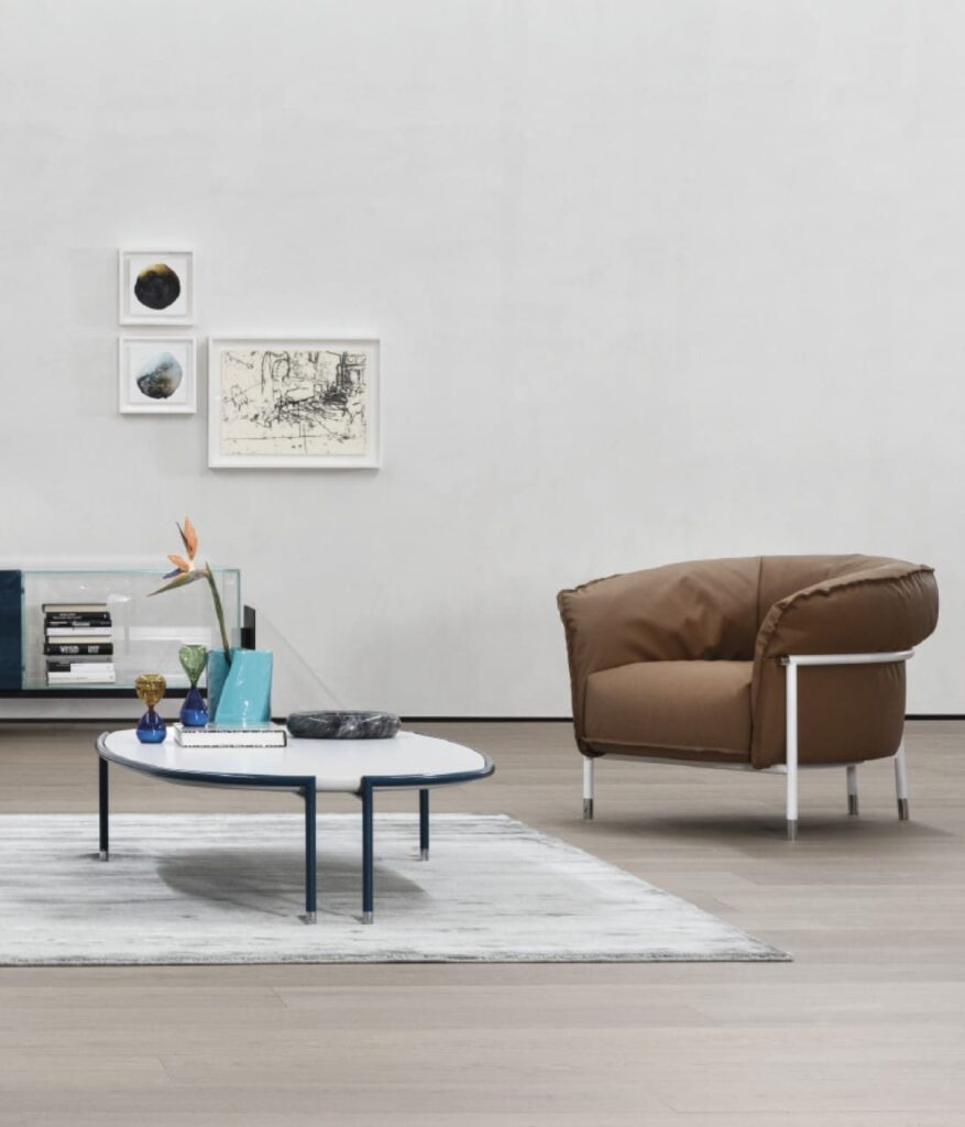 Modernus Staliukas kavos Mac Cierre1972 itališki baldai