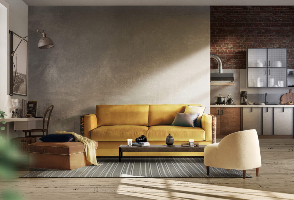 Dviaukštė itališka sofa lova You&Me Family Bedding moderni