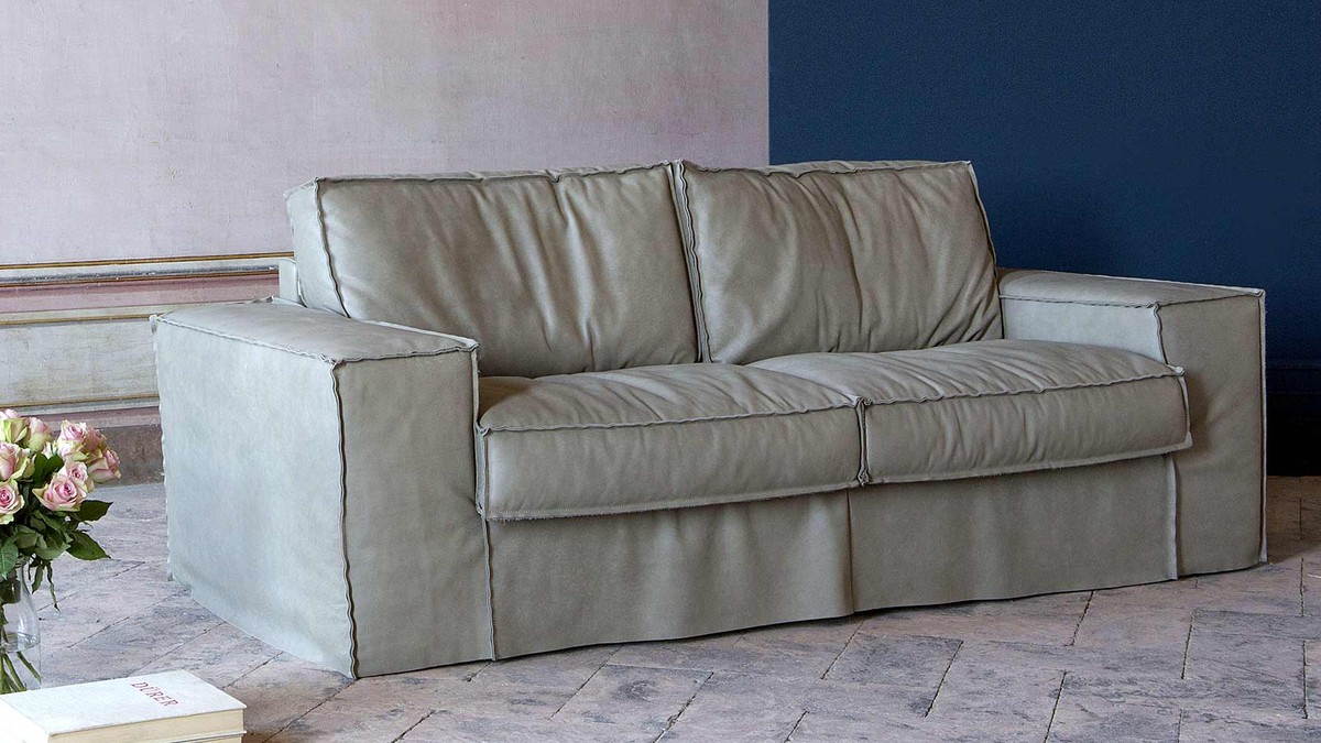 Sofa lova Morgan Shabby išskleista su patalyne, FAMILY BEDDING