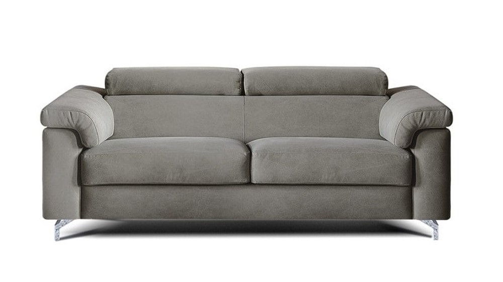 Žalsvai pilka sofa Ronald chrominėmis kojomis, FAMILY BEDDING