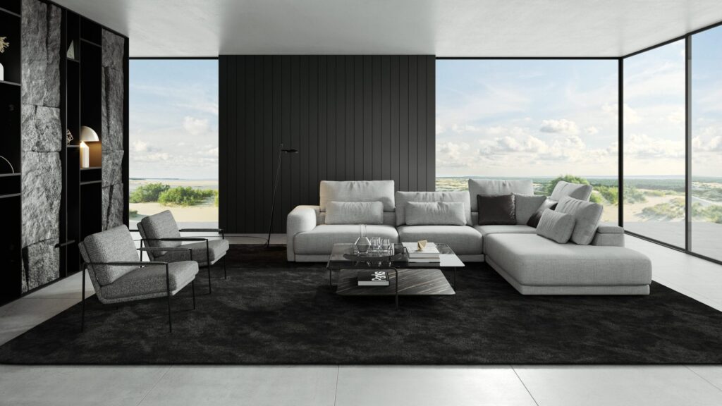 Minkštas kampas Willow Olta