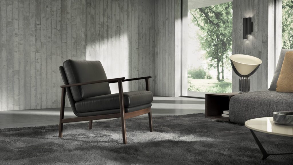 Odinis fotelis Olta Grey