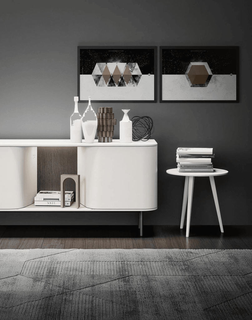 Itališkas kavos staliukas Novamobili Trio modernus