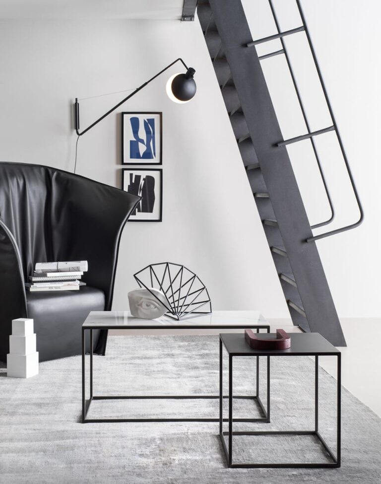 Itališkas kavos staliukas Team modernus Novamobili