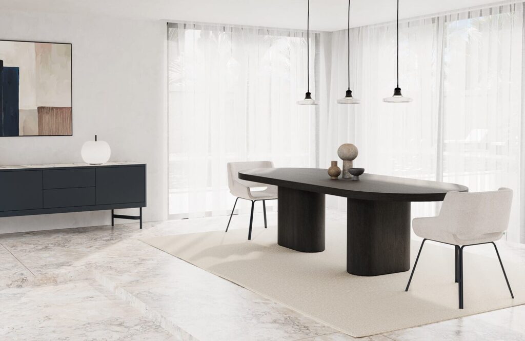 Hyper stalas modernus valgomojo Al2