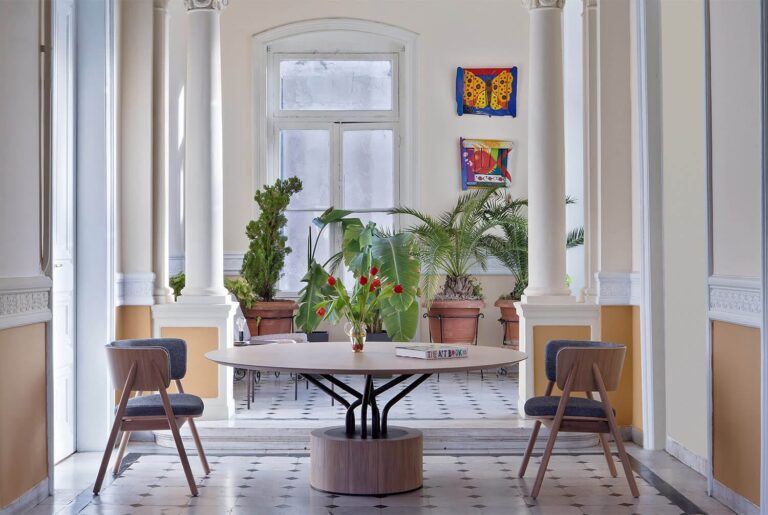 Al2 modernus Wood Oo B stalas valgomojo