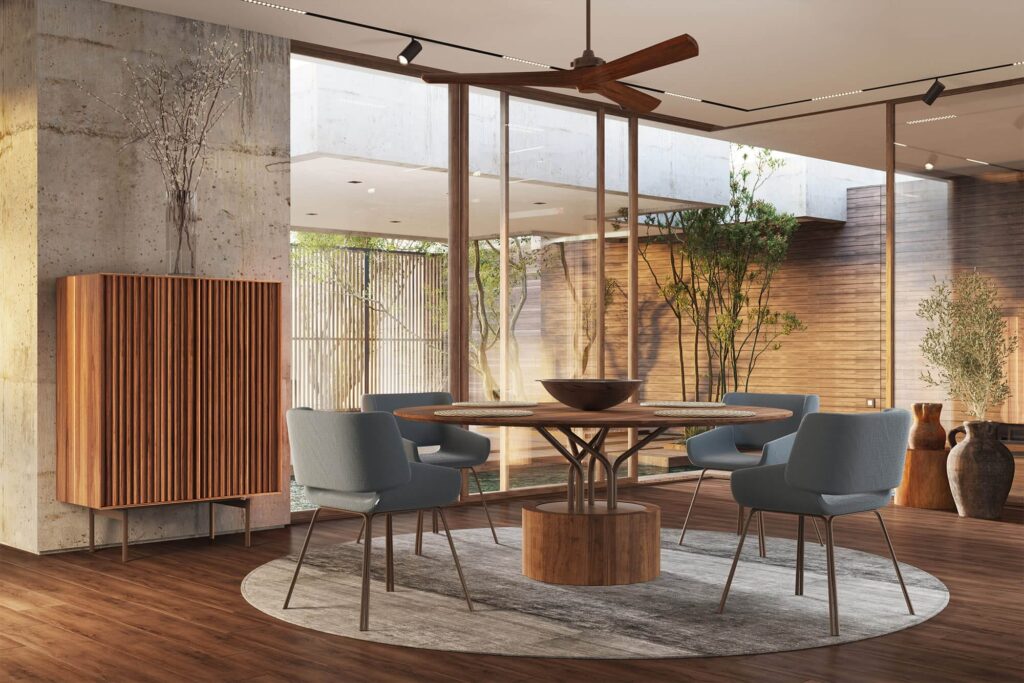 Stalas Wood Oo B modernus valgomojo Al2