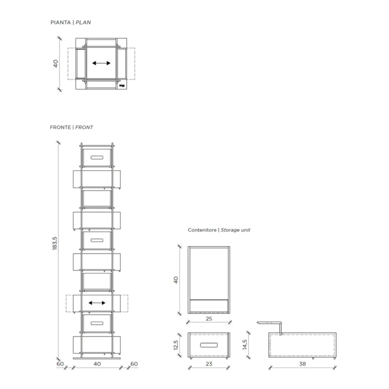 MOGG MANOLO batų lentyna 5