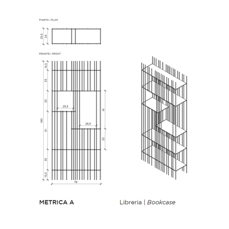 MOGG METRICA knygų lentyna 19