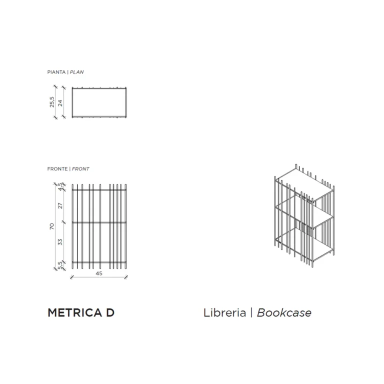 MOGG METRICA knygų lentyna 21