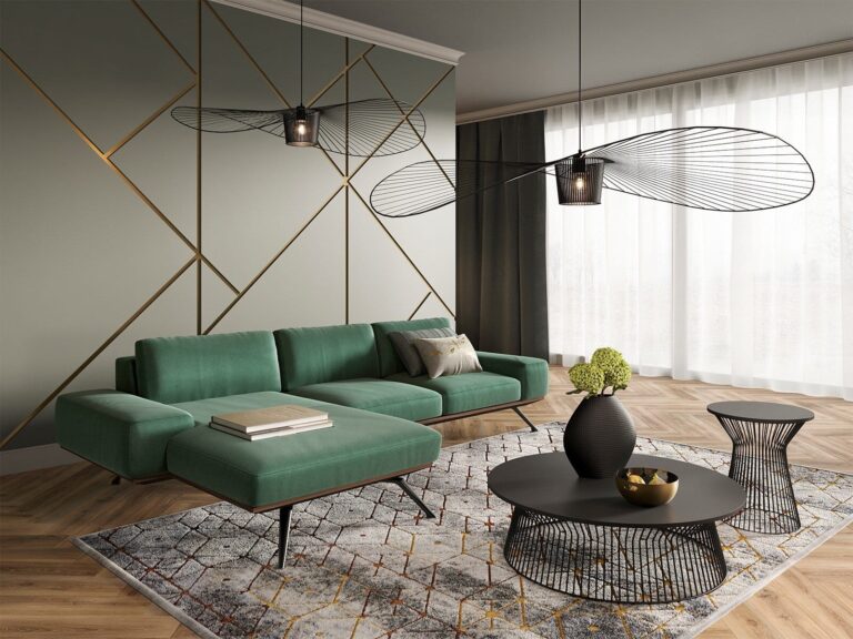 Figaro Uno kampinė sofa Kler moderni