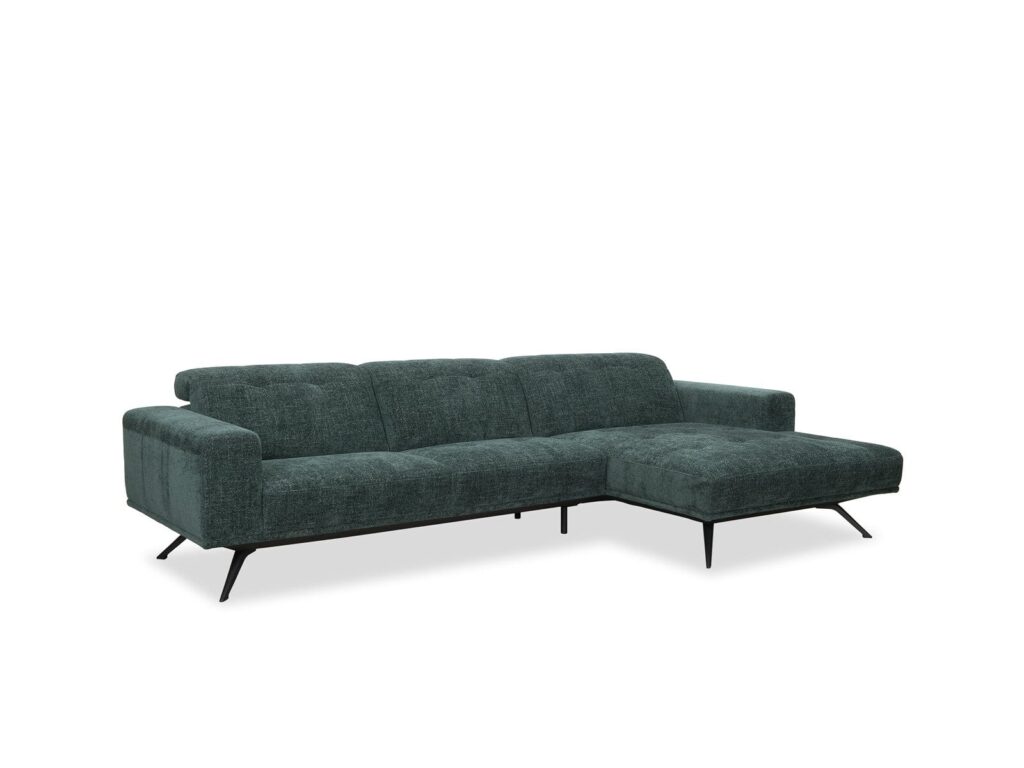 Kler moderni sofa kampinė Verdi žalia