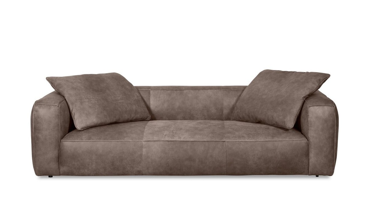 Kler violetinė sofa lova Camerton su transformeriu, išskleista