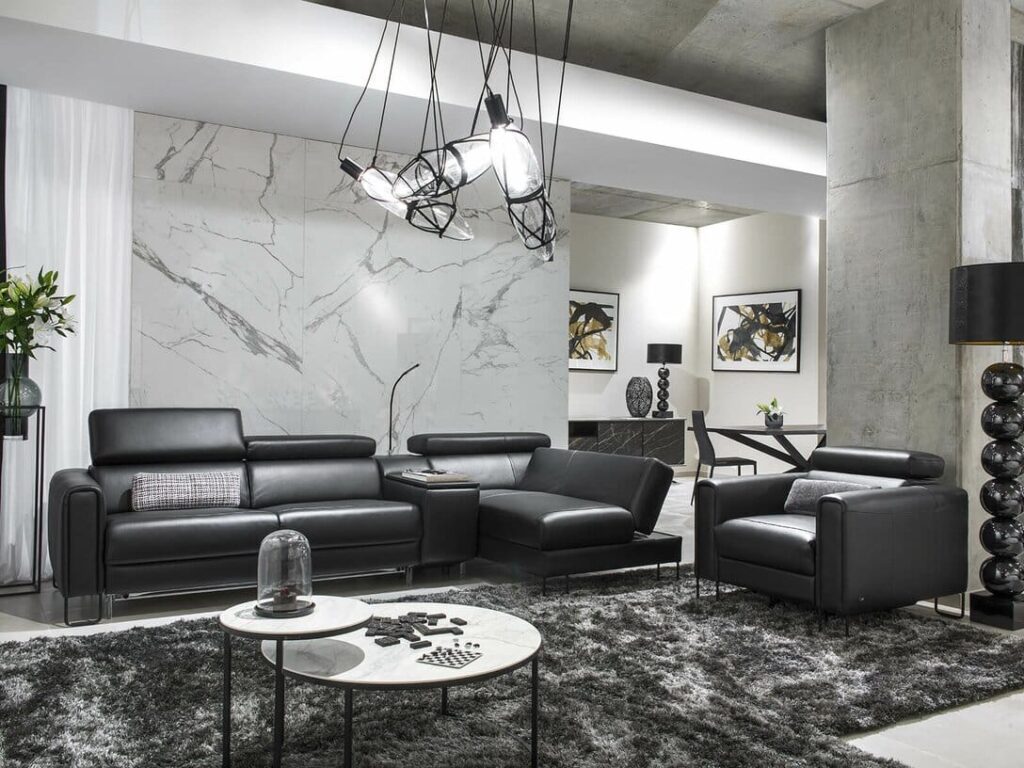 Sofa kampinė Solfeggio moderni Kler