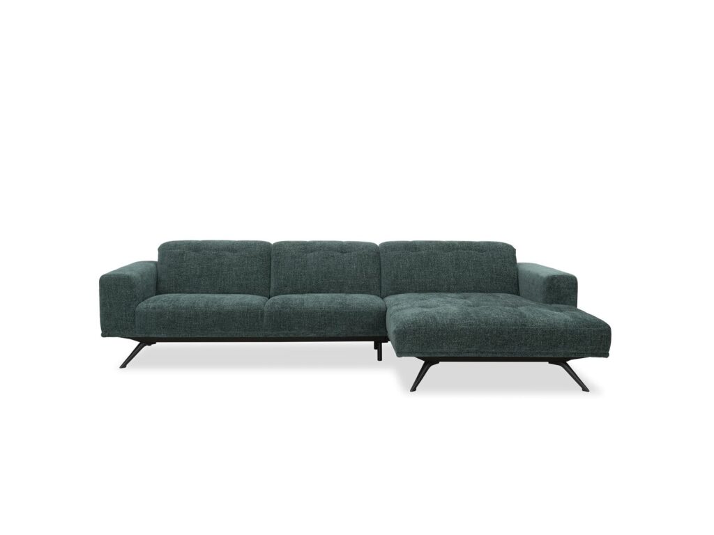 Žalia kampinė sofa Verdi Kler