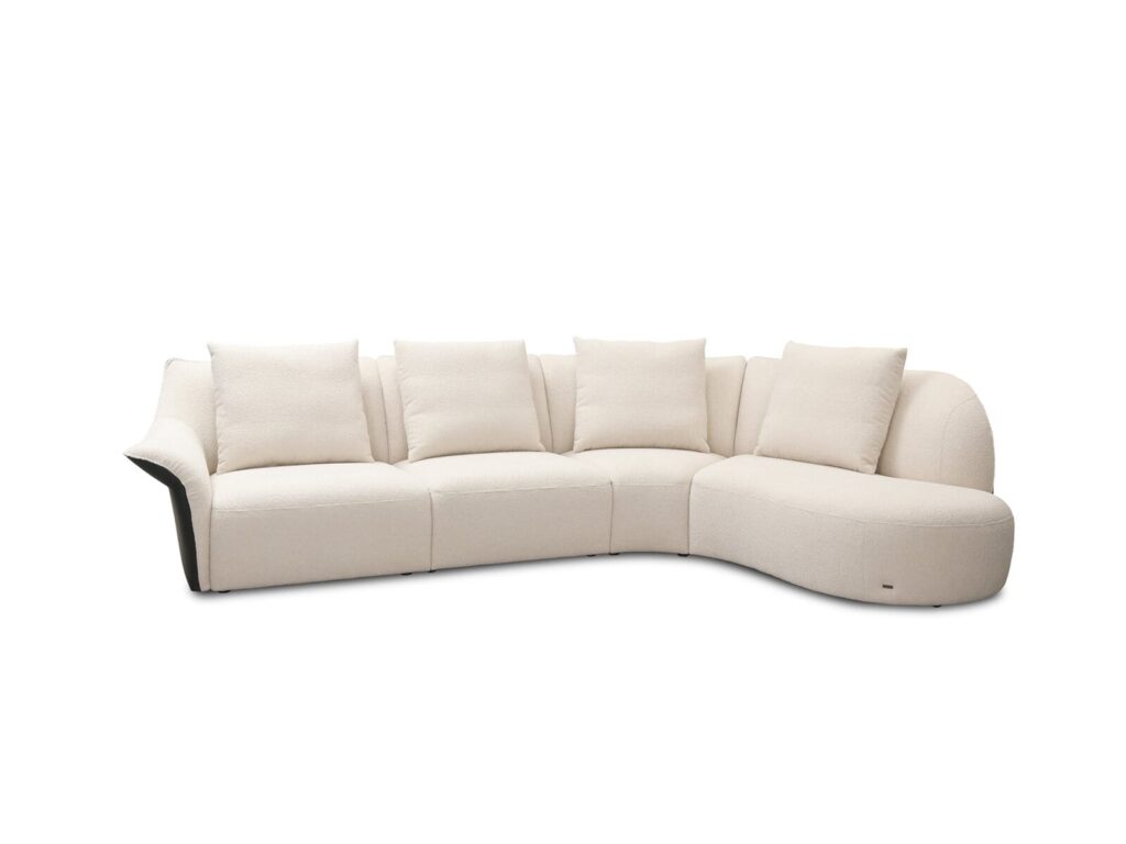 Minkštas kampas Sirena modernus Kler