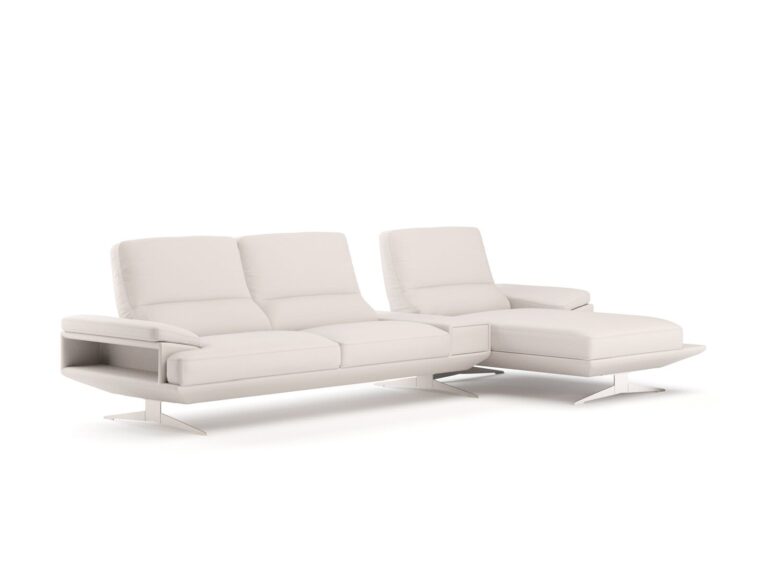 Minkštas Soprano Kler svetainės modernus baltas kampas